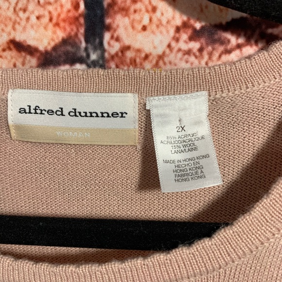 Alfred Dunner Pretty in Pink Sweater - Picture 3 of 8
